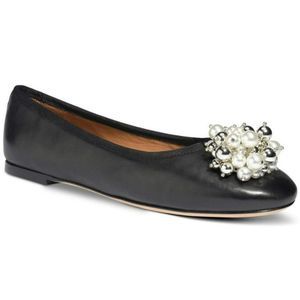 Kate Spade New York Women's Vilette Embellished Ballet Flats - Black 8.5M